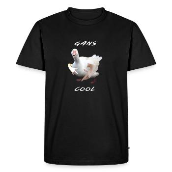 Goose cool, funny meme design - Men's Premium Organic T-Shirt - black - Front - Nico (187cm)