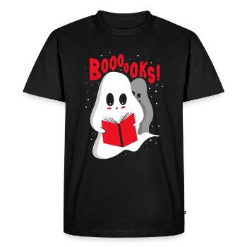 Lecture livre livres lecteur cadeau - T-shirt Premium bio Homme - noir - Devant - Nico (187cm)