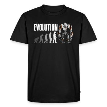 Cadeau de robotique robotique robotique - T-shirt Premium bio Homme - noir - Devant - Nico (187cm)
