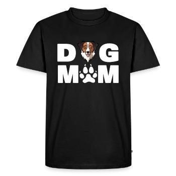 Propriétaire de maman de chien, berger australien drôle Aussie Do - T-shirt Premium bio Homme - noir - Devant - Nico (187cm)