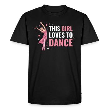 Dancing Dancer Dancer Dance Funny Gift - T-shirt Premium bio Homme - noir - Devant - Nico (187cm)
