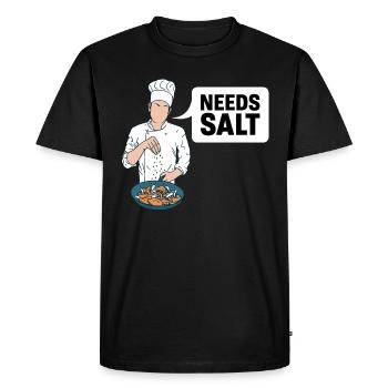 Cook Cook Food Cooking Gift Funny - Men's Premium Organic T-Shirt - black - Front - Nico (187cm)