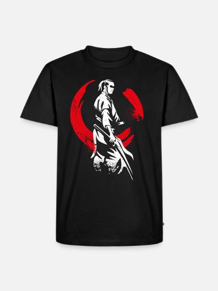Samurai Ronin - Men's Premium Organic T-Shirt - black