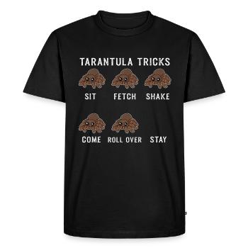 Tarantula Tricks Cadeau araignée - T-shirt Premium bio Homme - noir - Devant - Nico (187cm)