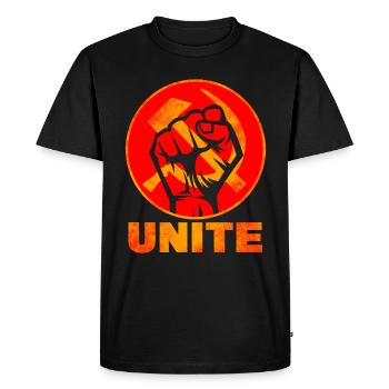 Kummunisme & Union soviétique - T-shirt Premium bio Homme - noir - Devant - Nico (187cm)