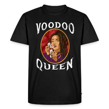 Voodoo Queen Voodoo Gift - Men's Premium Organic T-Shirt - black - Front - Nico (187cm)
