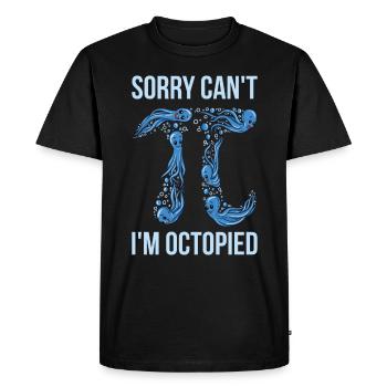 Octopi Math Pi Tag Geschenk - Männer Premium Bio T-Shirt - Schwarz - Vorne - Nico (187cm)