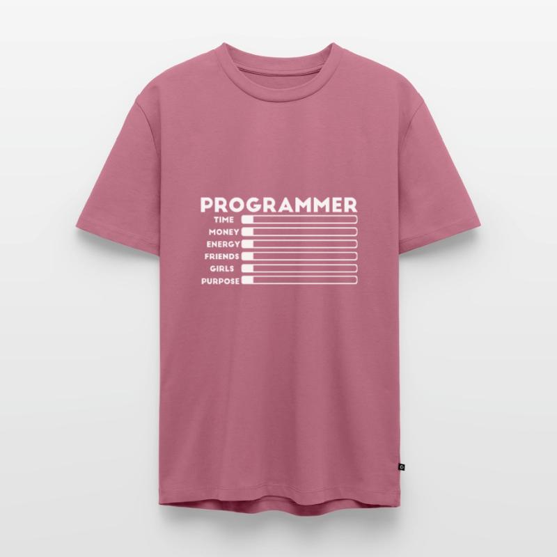 Programmer nerd computer HTML Men's Premium Organic T-Shirt