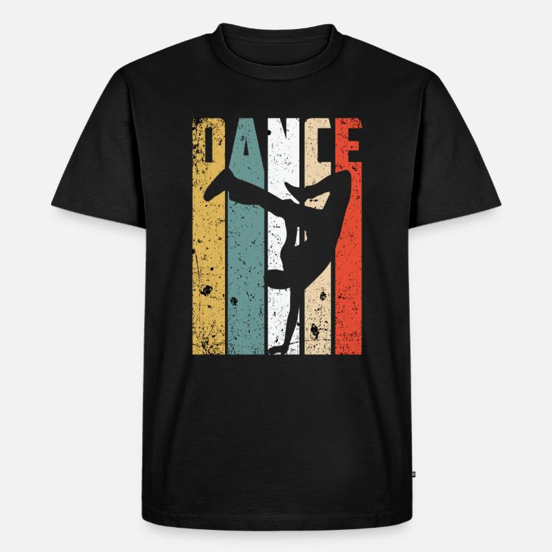 Breakdance Breakdancer - Männer Premium Bio T-Shirt - Schwarz