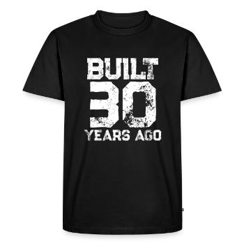 30e anniversaire - T-shirt Premium bio Homme - noir - Devant - Nico (187cm)