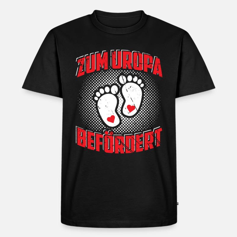 Uropa - Männer Premium Bio T-Shirt - Schwarz