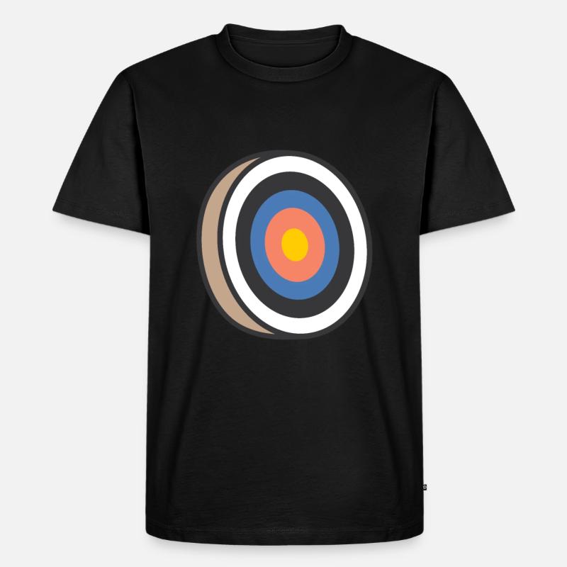 Cible de tir à l'arc - T-shirt Premium bio Homme - noir