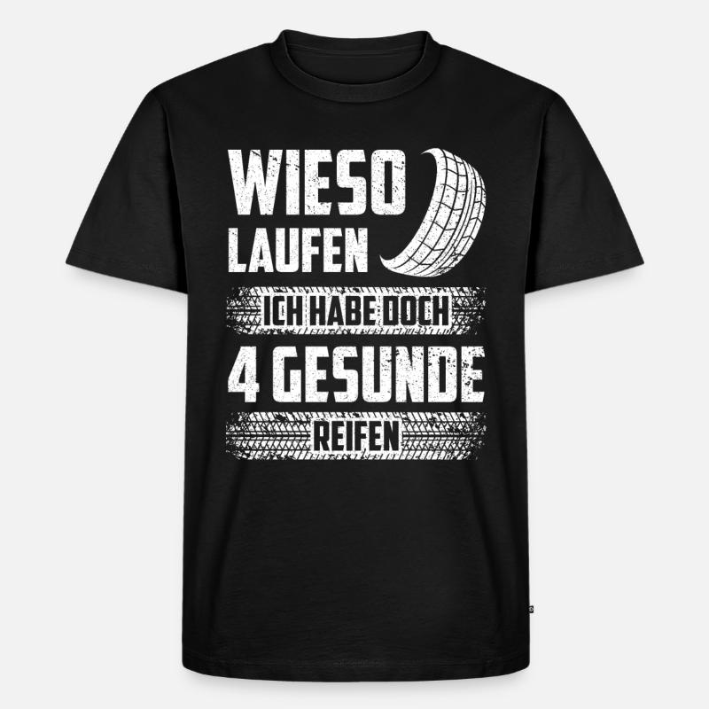 Autofahrer Schrauber Tuning - Männer Premium Bio T-Shirt - Schwarz