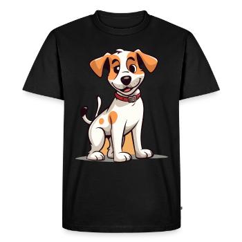 Conception de chien mignon pour les propriétaires de chiens - T-shirt Premium bio Homme - noir - Devant - Nico (187cm)