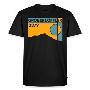 Großer Löffler Ski Tour Mountain Tour Souvenir Tyrol - Men's Premium Organic T-Shirt - black - Front - Nico (187cm)