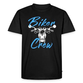 Cadeaux de fête des pères motards - T-shirt Premium bio Homme - noir - Devant - Nico (187cm)