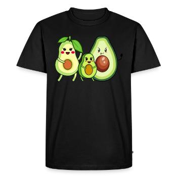Famille d’avocats en vacances - T-shirt Premium bio Homme - noir - Devant - Nico (187cm)