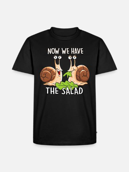 Now we have the Salad - Männer Premium Bio T-Shirt - Schwarz