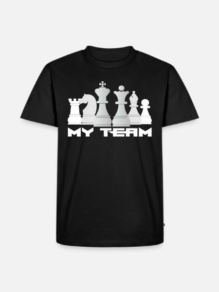 Échecs - T-shirt Premium bio Homme - noir