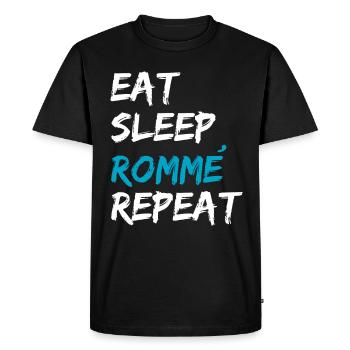 Rommè Rommee cadeau double tête Rummikub Rummy - T-shirt Premium bio Homme - noir - Devant - Nico (187cm)