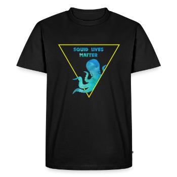 Biologie marine Biologie marine Biologiste marin - T-shirt Premium bio Homme - noir - Devant - Nico (187cm)