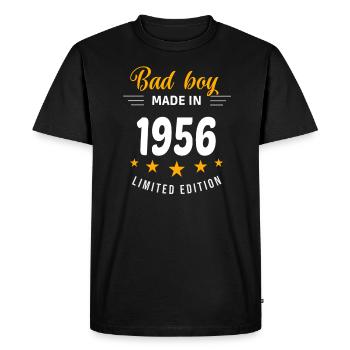 Bad boy réalisé en 1956 - T-shirt Premium bio Homme - noir - Devant - Nico (187cm)