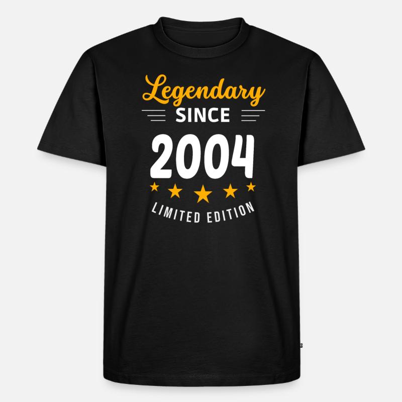 Legendary since 2004 - Men's Premium Organic T-Shirt - black
