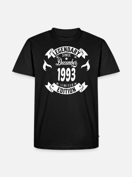 Legendary since december 1993 - Men's Premium Organic T-Shirt - black
