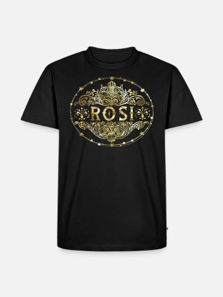 Rosi - Männer Premium Bio T-Shirt - Schwarz