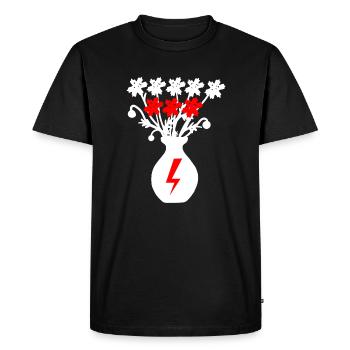 pis 8 étoiles anti pis grève des femmes - T-shirt Premium bio Homme - noir - Devant - Nico (187cm)