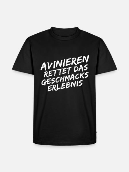 Winzer Avinieren Wein Weinbauer - Männer Premium Bio T-Shirt - Schwarz