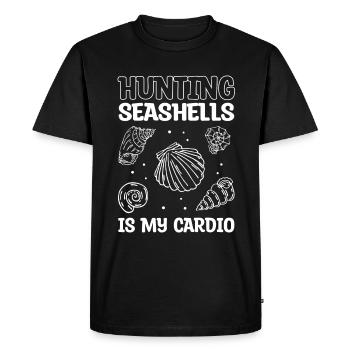 Shell & Shell Collection - Men's Premium Organic T-Shirt - black - Front - Nico (187cm)