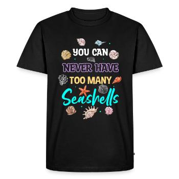 Collecting Shells & Shell Collectors - Men's Premium Organic T-Shirt - black - Front - Nico (187cm)