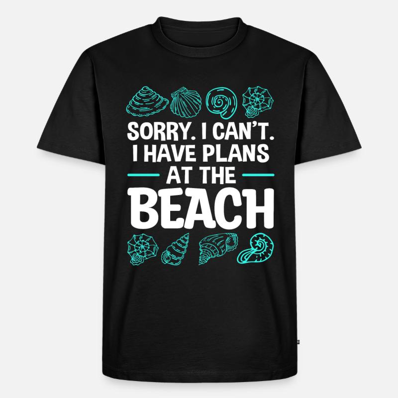 Collecte de moules Beachcombing - T-shirt Premium bio Homme - noir