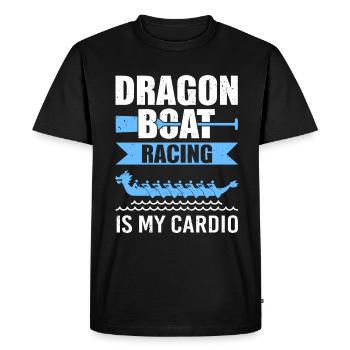 Dragonboat Racing Dragon Boat Paddle - T-shirt Premium bio Homme - noir - Devant - Nico (187cm)