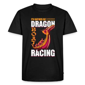 Dragon Boat Funny Dragonboat Racing - T-shirt Premium bio Homme - noir - Devant - Nico (187cm)