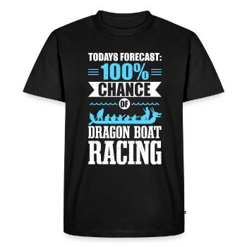 Balade en bateau-dragon Dragonboat Racing - T-shirt Premium bio Homme - noir - Devant - Nico (187cm)