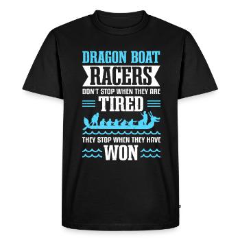 Dragonboat Racer Dragon Boat Pagayer - T-shirt Premium bio Homme - noir - Devant - Nico (187cm)