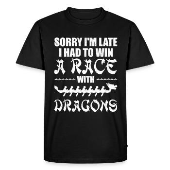 Dragonboat Race Dragon Boat Pagayer - T-shirt Premium bio Homme - noir - Devant - Nico (187cm)