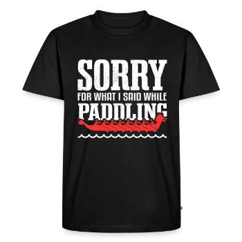 Dragon Boat Paddle Funny Dragonboat - T-shirt Premium bio Homme - noir - Devant - Nico (187cm)