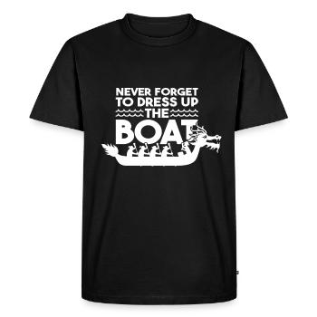 Bateau-dragon Bateau Dragon Pagayer - T-shirt Premium bio Homme - noir - Devant - Nico (187cm)