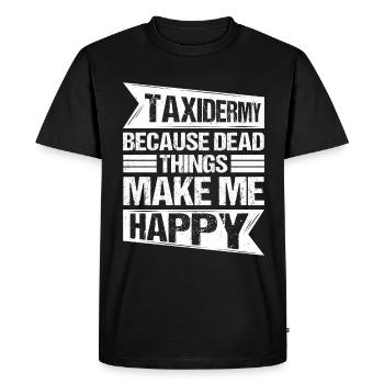 Taxidermist Taxidermie Tierpräparator - Men's Premium Organic T-Shirt - black - Front - Nico (187cm)