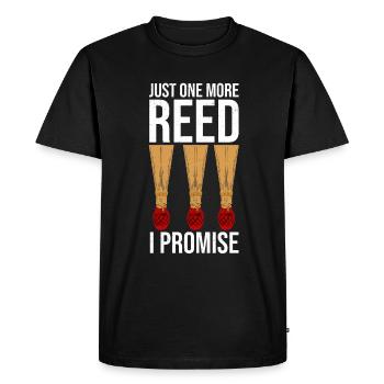 Basson Musicien Bassoniste Reed - T-shirt Premium bio Homme - noir - Devant - Nico (187cm)
