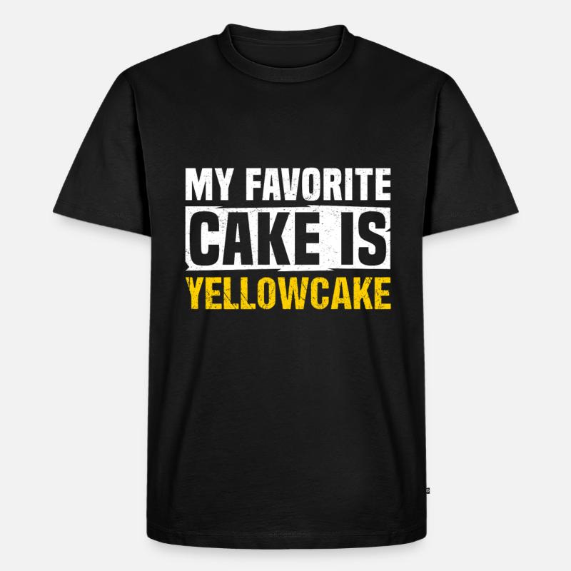 Yellowcake Atomenergie Atomkraft Nuklear - Männer Premium Bio T-Shirt - Schwarz