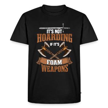 Jeu de Rôle LARP RPG Fantaisie - T-shirt Premium bio Homme - noir - Devant - Nico (187cm)