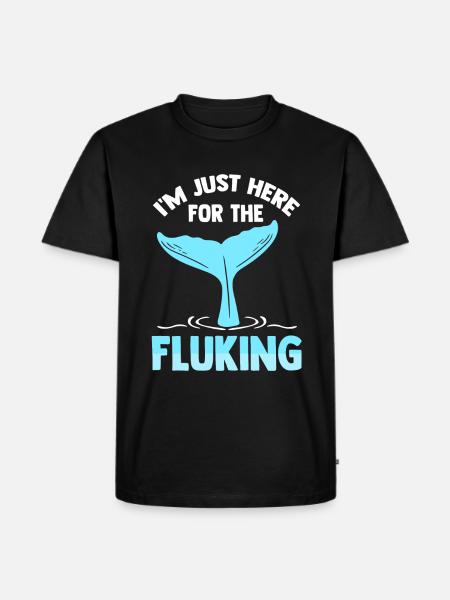 Wal Schwanzflosse Buckelwal Meeressäuger - Männer Premium Bio T-Shirt - Schwarz
