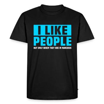 Anesthésiste Anesthésie Infirmière en anesthésie - T-shirt Premium bio Homme - noir - Devant - Nico (187cm)