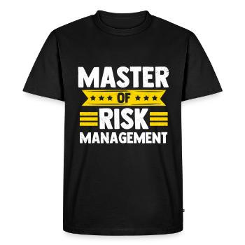 Insurance Agent Funny Actuary - Men's Premium Organic T-Shirt - black - Front - Nico (187cm)