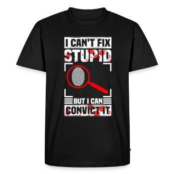 Forensic Scientist Forensic Evidence - Men's Premium Organic T-Shirt - black - Front - Nico (187cm)