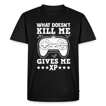 Gamer Gaming Gamer Video Games - Men's Premium Organic T-Shirt - black - Front - Nico (187cm)